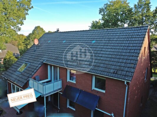 Weiträumige Obergeschosswohnung mit sonnigem Balkon 26605 Aurich / Rahe, Dachgeschosswohnung